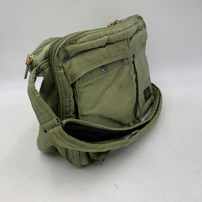 【現状渡し品】【メンズ/レディース】 PORTER ポーター TANKER SHOULDER BAG タンカー ショルダー バッグ カバン 188-261020-yn-02-izu カラー：オリーブ 万代Net店
