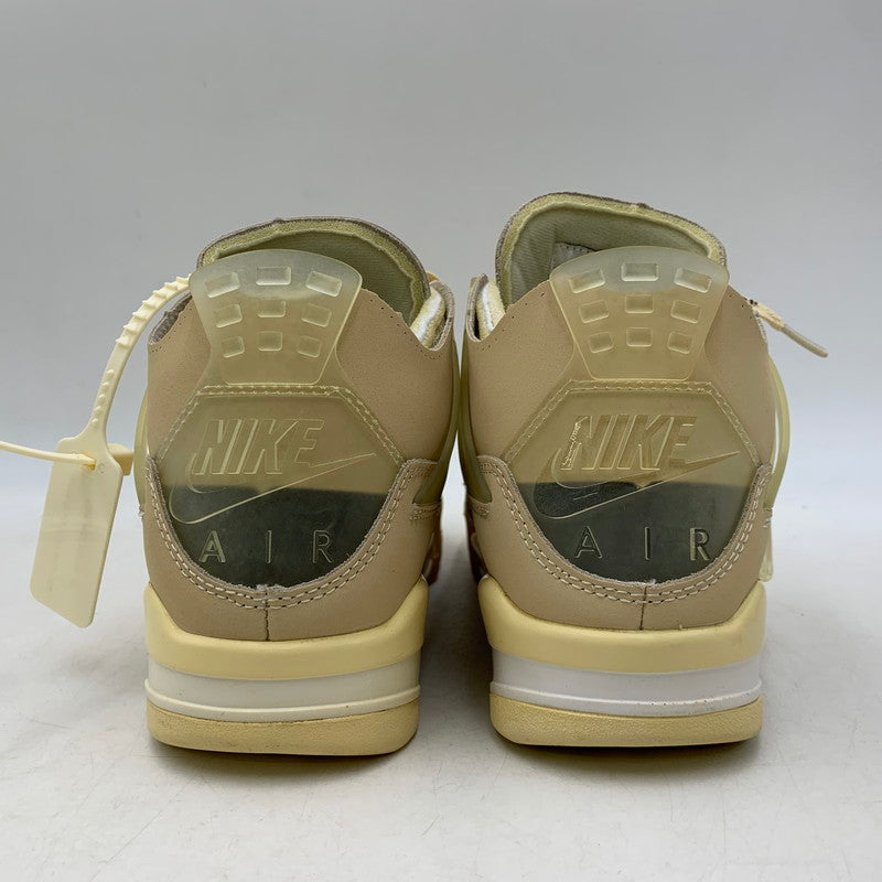 【中古品】【メンズ】 NIKE ナイキ × OFF-WHITE オフホワイト CV9388-100 WOMEN'S AIR JORDAN 4 SP ウィメンズ エアジョーダン 4 スニーカー 靴 160-261011-sm-09-izu サイズ：25.5cm カラー：SAIL 万代Net店