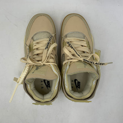 【中古品】【メンズ】 NIKE ナイキ × OFF-WHITE オフホワイト CV9388-100 WOMEN'S AIR JORDAN 4 SP ウィメンズ エアジョーダン 4 スニーカー 靴 160-261011-sm-09-izu サイズ：25.5cm カラー：SAIL 万代Net店