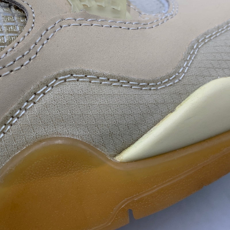 【中古品】【メンズ】 NIKE ナイキ × OFF-WHITE オフホワイト CV9388-100 WOMEN'S AIR JORDAN 4 SP ウィメンズ エアジョーダン 4 スニーカー 靴 160-261011-sm-09-izu サイズ：25.5cm カラー：SAIL 万代Net店