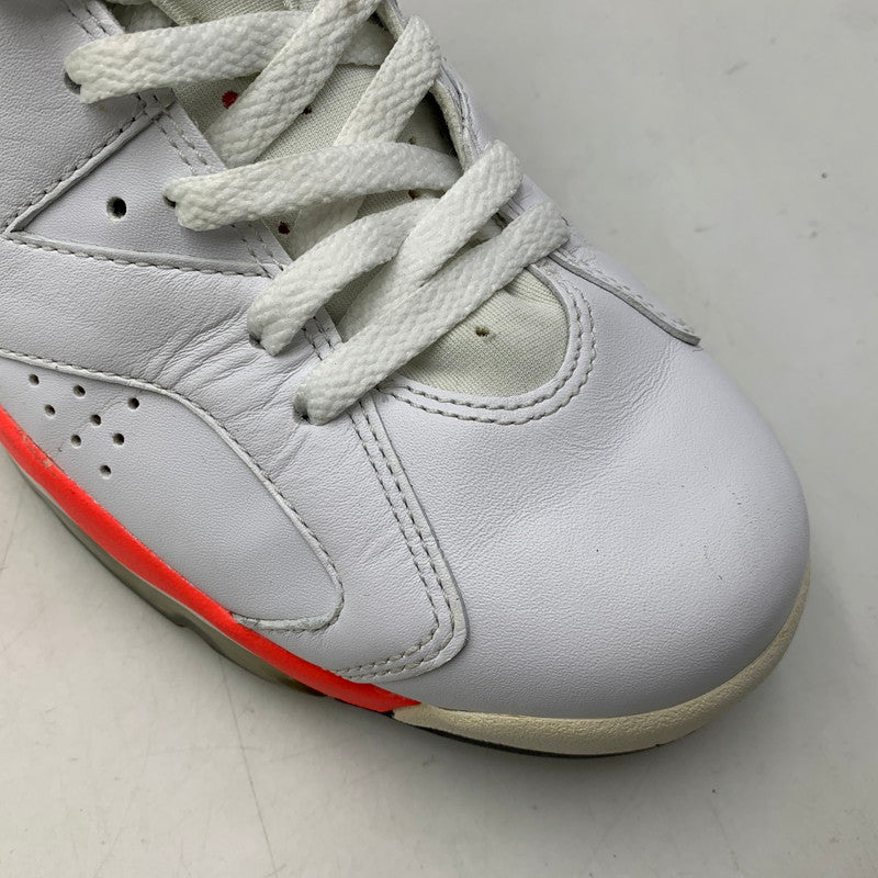 【中古品】【メンズ】 NIKE ナイキ 384664-123 AIR JORDAN 6 RETRO (2014) エア ジョーダン 6 レトロ スニーカー 靴 160-261011-kh-13-izu サイズ：27.5 カラー：WHITE/INFRARED-BLACK 万代Net店