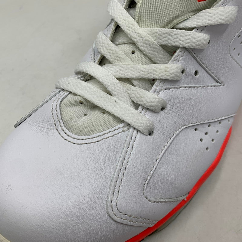 【中古品】【メンズ】 NIKE ナイキ 384664-123 AIR JORDAN 6 RETRO (2014) エア ジョーダン 6 レトロ スニーカー 靴 160-261011-kh-13-izu サイズ：27.5 カラー：WHITE/INFRARED-BLACK 万代Net店