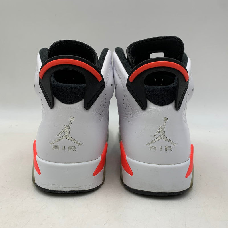 【中古品】【メンズ】 NIKE ナイキ 384664-123 AIR JORDAN 6 RETRO (2014) エア ジョーダン 6 レトロ スニーカー 靴 160-261011-kh-13-izu サイズ：27.5 カラー：WHITE/INFRARED-BLACK 万代Net店