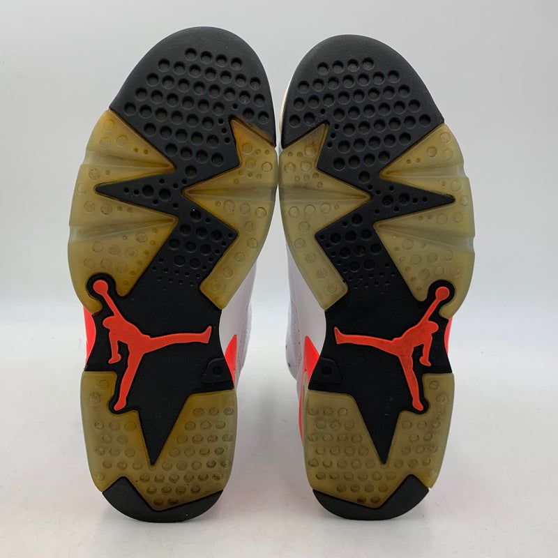 【中古品】【メンズ】 NIKE ナイキ 384664-123 AIR JORDAN 6 RETRO (2014) エア ジョーダン 6 レトロ スニーカー 靴 160-261011-kh-13-izu サイズ：27.5 カラー：WHITE/INFRARED-BLACK 万代Net店