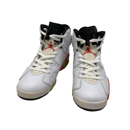 【中古品】【メンズ】 NIKE ナイキ 384664-103 AIR JORDAN 6 RETRO エア ジョーダン 6 レトロ スニーカー 靴 160-261011-kh-12-izu サイズ：27 カラー：WHITE/INFRARED 万代Net店