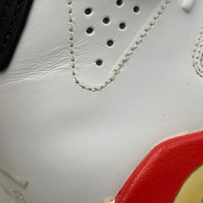 【中古品】【メンズ】 NIKE ナイキ 384664-103 AIR JORDAN 6 RETRO エア ジョーダン 6 レトロ スニーカー 靴 160-261011-kh-12-izu サイズ：27 カラー：WHITE/INFRARED 万代Net店