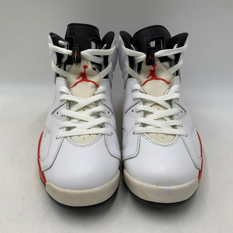 【中古品】【メンズ】 NIKE ナイキ 384664-103 AIR JORDAN 6 RETRO エア ジョーダン 6 レトロ スニーカー 靴 160-261011-kh-12-izu サイズ：27 カラー：WHITE/INFRARED 万代Net店