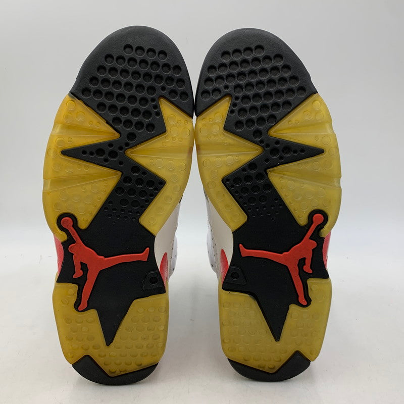 【中古品】【メンズ】 NIKE ナイキ 384664-103 AIR JORDAN 6 RETRO エア ジョーダン 6 レトロ スニーカー 靴 160-261011-kh-12-izu サイズ：27 カラー：WHITE/INFRARED 万代Net店
