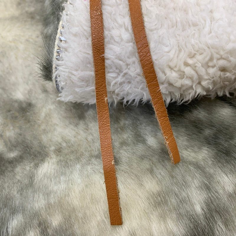 【中古品】【レディース】 TSUMORI CHISATO ツモリチサト TC63JC064 ゴマフアザラシ ファーブルゾン アウター 168-261011-kh-06-izu サイズ：2 カラー：ベージュ系×グレー系 万代Net店