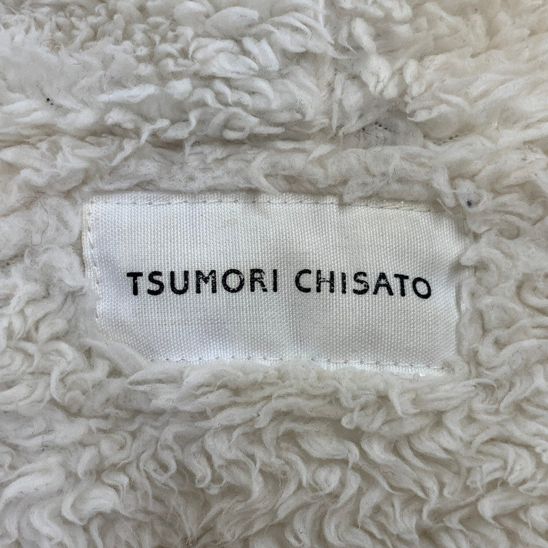 【中古品】【レディース】 TSUMORI CHISATO ツモリチサト TC63JC064 ゴマフアザラシ ファーブルゾン アウター 168-261011-kh-06-izu サイズ：2 カラー：ベージュ系×グレー系 万代Net店