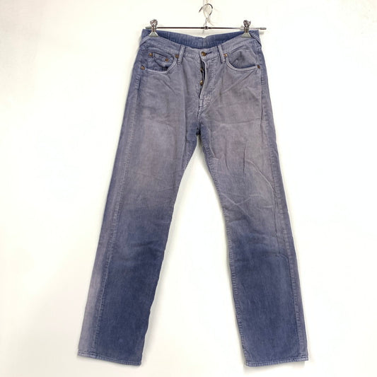 【中古品】【メンズ】 EVISU エヴィス KAMOME CORDUROY PANTS カモメ コーデュロイ パンツ ボトムス 156-261021-ms-03-izu サイズ：30×31 カラー：ブルー系 万代Net店
