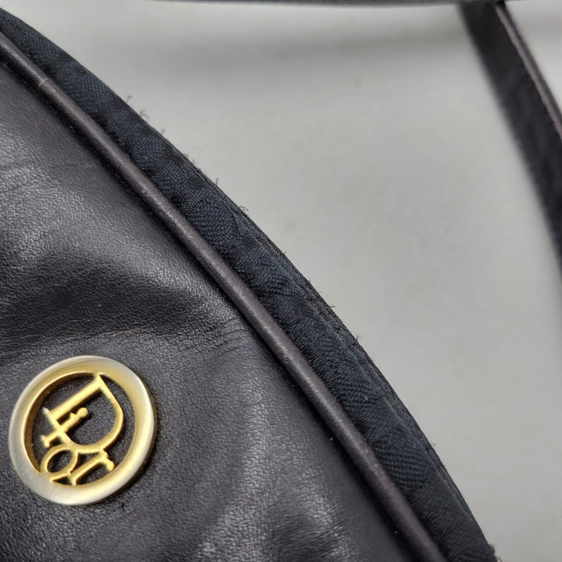 【中古品】【レディース】 OLD CHRISTIAN DIOR オールド クリスチャン ディオール トロッターショルダーバッグ カバン 鞄 180-261013-as-10-izu カラー：ブラック 万代Net店