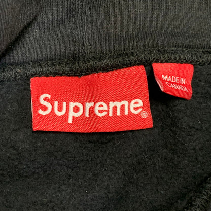 【中古品】【メンズ】 Supreme シュプリーム PANELED ARC LOGO HOODED SWEATSHIRT パネル アーチロゴ フーデッドスウェットシャツ パーカー 149-261012-as-01-izu サイズ：S カラー：ブラック×ブルー 万代Net店