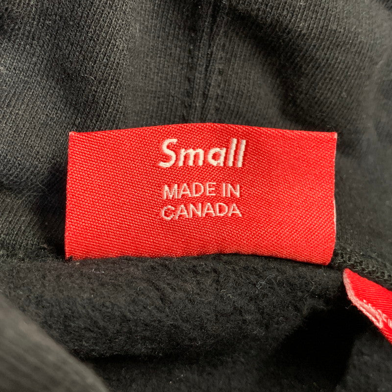 【中古品】【メンズ】 Supreme シュプリーム PANELED ARC LOGO HOODED SWEATSHIRT パネル アーチロゴ フーデッドスウェットシャツ パーカー 149-261012-as-01-izu サイズ：S カラー：ブラック×ブルー 万代Net店