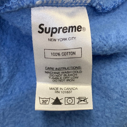 【中古品】【メンズ】 Supreme シュプリーム PANELED ARC LOGO HOODED SWEATSHIRT パネル アーチロゴ フーデッドスウェットシャツ パーカー 149-261012-as-01-izu サイズ：S カラー：ブラック×ブルー 万代Net店