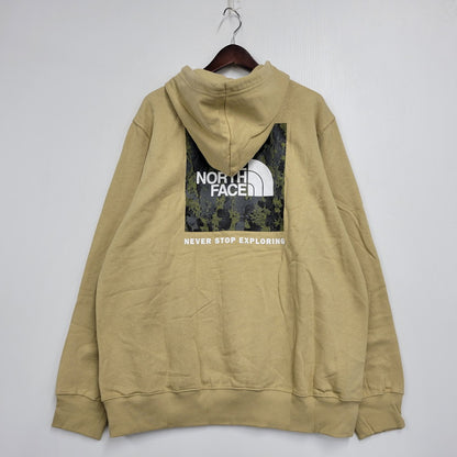 【中古品】【メンズ】 THE NORTH FACE ザ・ノースフェイス BOX NSE PULLOVER HOODIE NF0A7UNSV13 ボックス NSE プルオーバー フーディー パーカー 144-261019-as-12-izu サイズ：XL カラー：カーキ 万代Net店