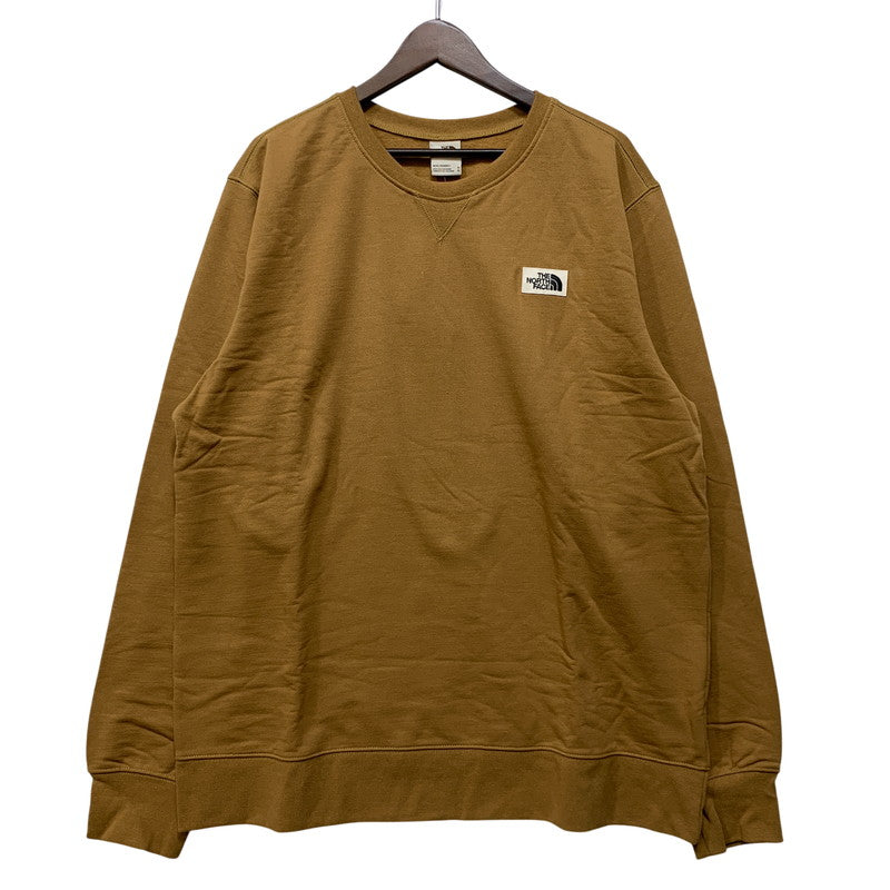 【中古品】【メンズ】 THE NORTH FACE ザ・ノースフェイス MEN'S HERITAGE PATCH CREW NF0A7WXH1731 メンズ ヘリテージ パッチ クルー スウェット トレーナー 144-261019-as-03-izu サイズ：XL カラー：ブラウン 万代Net店