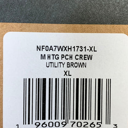 【中古品】【メンズ】 THE NORTH FACE ザ・ノースフェイス MEN'S HERITAGE PATCH CREW NF0A7WXH1731 メンズ ヘリテージ パッチ クルー スウェット トレーナー 144-261019-as-03-izu サイズ：XL カラー：ブラウン 万代Net店