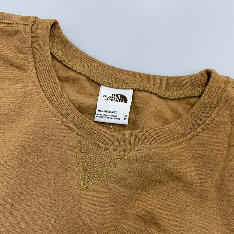 【中古品】【メンズ】 THE NORTH FACE ザ・ノースフェイス MEN'S HERITAGE PATCH CREW NF0A7WXH1731 メンズ ヘリテージ パッチ クルー スウェット トレーナー 144-261019-as-03-izu サイズ：XL カラー：ブラウン 万代Net店