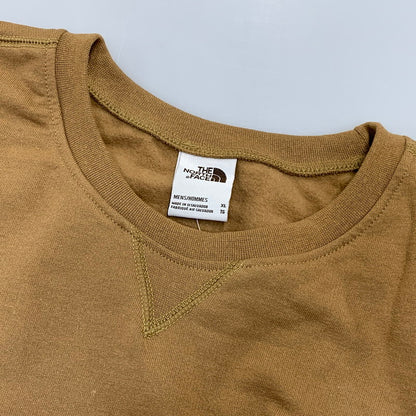 【中古品】【メンズ】 THE NORTH FACE ザ・ノースフェイス MEN'S HERITAGE PATCH CREW NF0A7WXH1731 メンズ ヘリテージ パッチ クルー スウェット トレーナー 144-261019-as-03-izu サイズ：XL カラー：ブラウン 万代Net店
