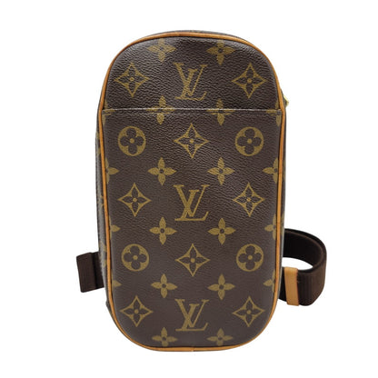【中古品】【メンズ/レディース】 LOUIS VUITTON ルイ・ヴィトン M51870 モノグラム ポシェット・ガンジュ ボディバッグ カバン 鞄 179-261013-as-11-izu カラー：ブラウン 万代Net店