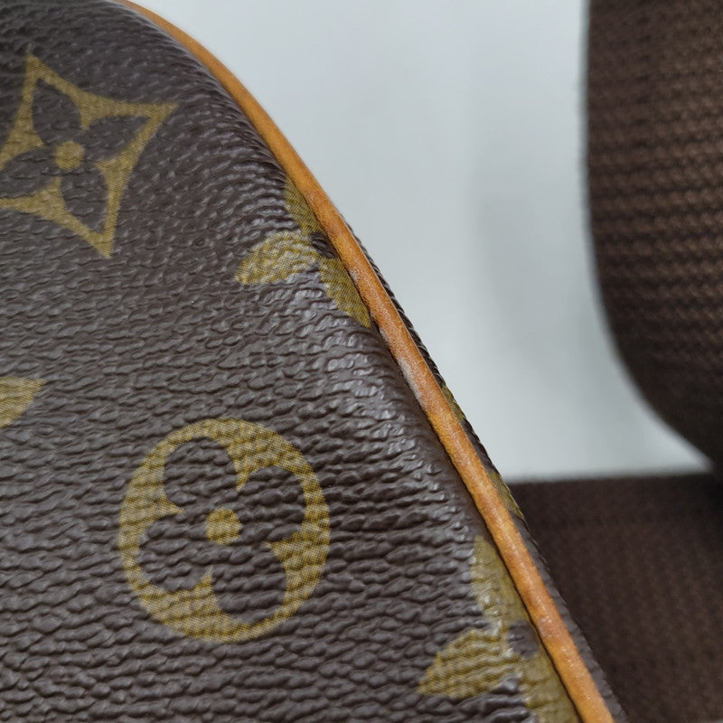 【中古品】【メンズ/レディース】 LOUIS VUITTON ルイ・ヴィトン M51870 モノグラム ポシェット・ガンジュ ボディバッグ カバン 鞄 179-261013-as-11-izu カラー：ブラウン 万代Net店
