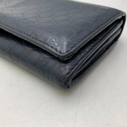 【中古品】【メンズ/レディース】 GUCCI グッチ 233154 グッチシマ コンチネンタルウォレット 長財布 181-261020-ms-10-izu カラー：ネイビー 万代Net店