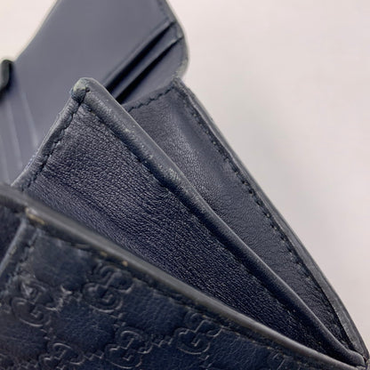 【中古品】【メンズ/レディース】 GUCCI グッチ 233154 グッチシマ コンチネンタルウォレット 長財布 181-261020-ms-10-izu カラー：ネイビー 万代Net店