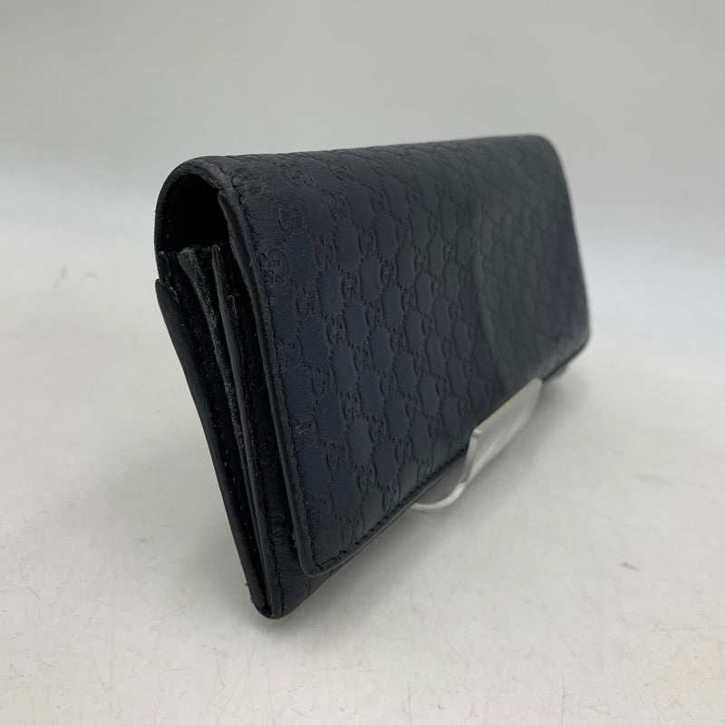 【中古品】【メンズ/レディース】 GUCCI グッチ 233154 グッチシマ コンチネンタルウォレット 長財布 181-261020-ms-10-izu カラー：ネイビー 万代Net店