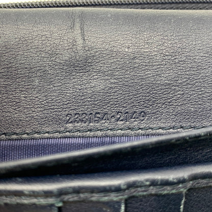 【中古品】【メンズ/レディース】 GUCCI グッチ 233154 グッチシマ コンチネンタルウォレット 長財布 181-261020-ms-10-izu カラー：ネイビー 万代Net店