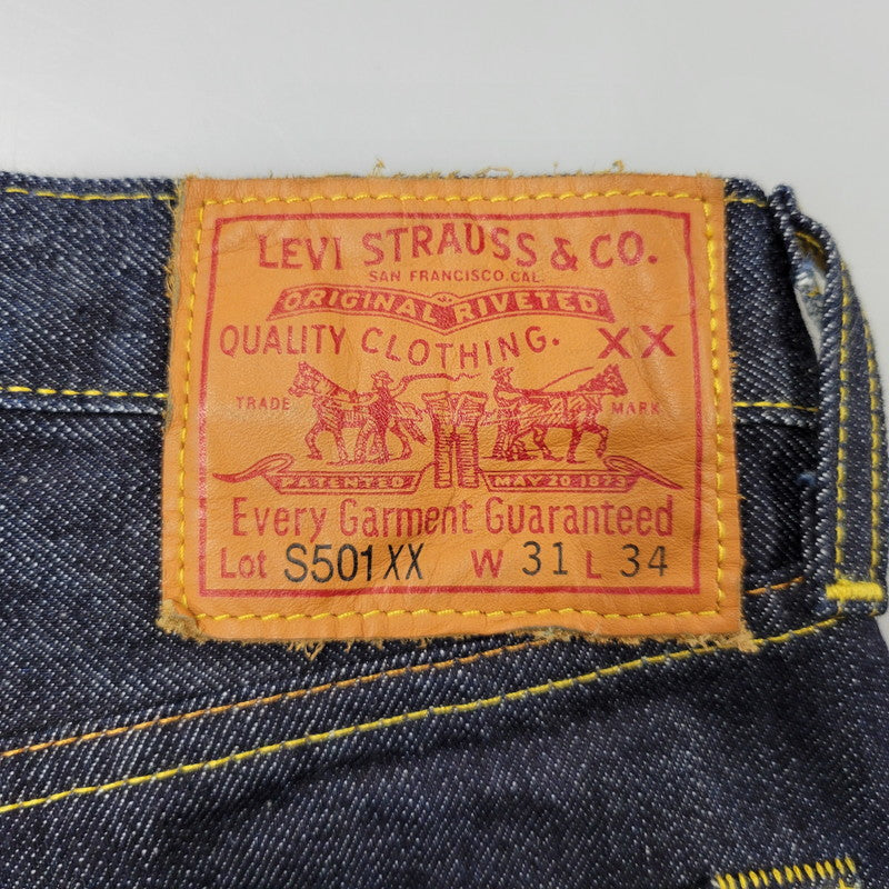【中古品】【メンズ】 LEVI'S VINTAGE CLOTHING リーバイスビンテージクロージング 44501-0088 S501XX DENIM PANTS デニム パンツ ボトムス 156-261014-sm-03-izu サイズ：31×34 カラー：インディゴ 万代Net店
