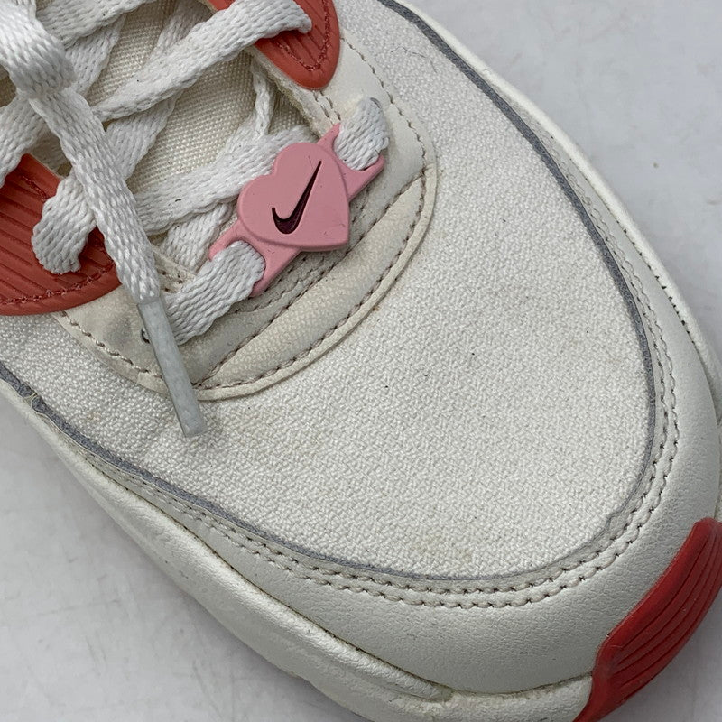 【中古品】【レディース】 NIKE ナイキ FZ5164-133 WOMEN'S AIR MAX 90 LV8 SE VALENTINE'S DAY 2024 ウィメンズ エア マックス 90 バレンタインデー スニーカー 靴 166-261018-kh-12-izu サイズ：24 カラー：SAIL/DARK TEAM RED-ADOBE-MED SOFT PINK 万代Net店