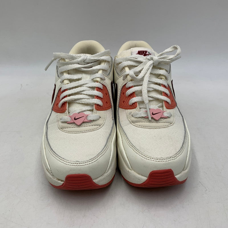 【中古品】【レディース】 NIKE ナイキ FZ5164-133 WOMEN'S AIR MAX 90 LV8 SE VALENTINE'S DAY 2024 ウィメンズ エア マックス 90 バレンタインデー スニーカー 靴 166-261018-kh-12-izu サイズ：24 カラー：SAIL/DARK TEAM RED-ADOBE-MED SOFT PINK 万代Net店