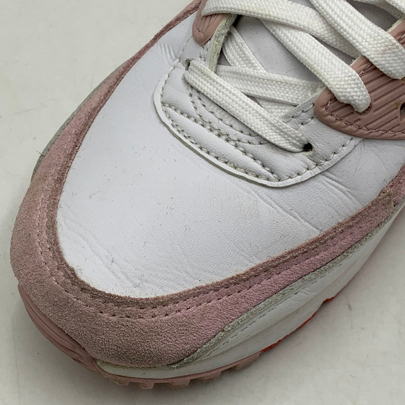 【中古品】【レディース】 NIKE ナイキ DD8029-100 WOMEN'S AIR MAX 90 VALENTINE'S DAY ウィメンズ エア マックス 90 スニーカー バレンタインデー 靴 166-261018-kh-11-izu サイズ：23.5 カラー：WHITE/UNIVERSITY RED-TULIP PINK-WHITE 万代Net店