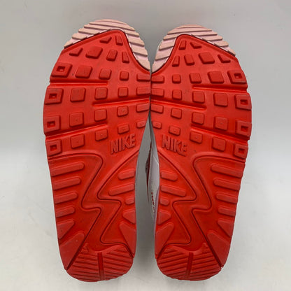 【中古品】【レディース】 NIKE ナイキ DD8029-100 WOMEN'S AIR MAX 90 VALENTINE'S DAY ウィメンズ エア マックス 90 スニーカー バレンタインデー 靴 166-261018-kh-11-izu サイズ：23.5 カラー：WHITE/UNIVERSITY RED-TULIP PINK-WHITE 万代Net店