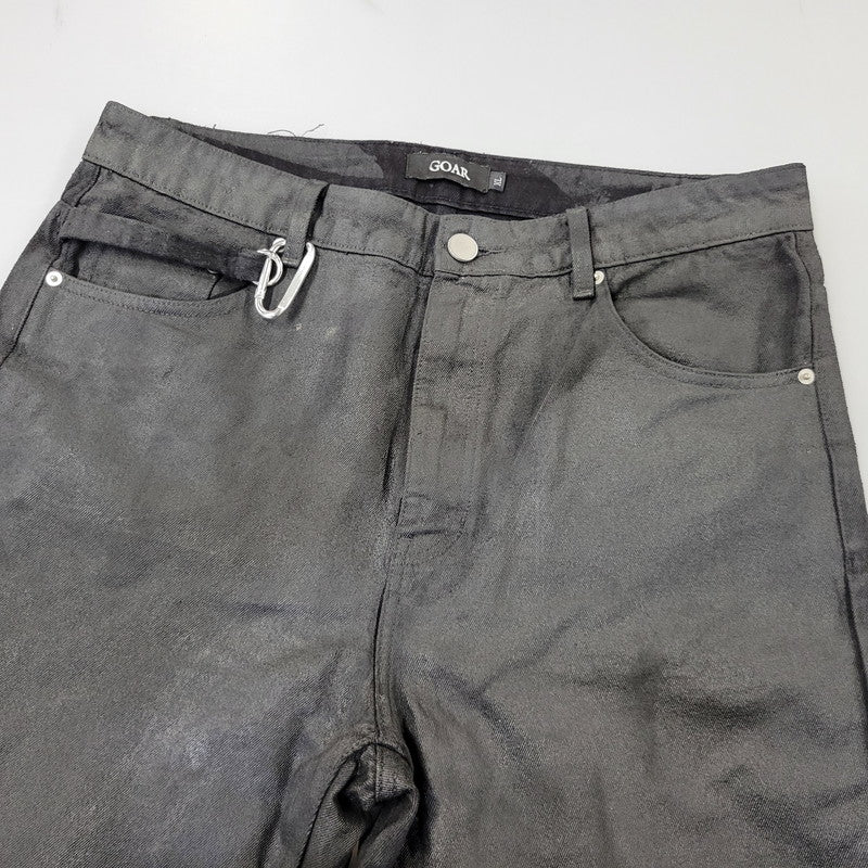 【中古品】【メンズ】 GOAR ARCHIVE ゴアアーカイブ COATING BAGGY PANTS コーティング バギー パンツ ボトムス 153-261014-sm-10-izu サイズ：XL カラー：ブラック 万代Net店
