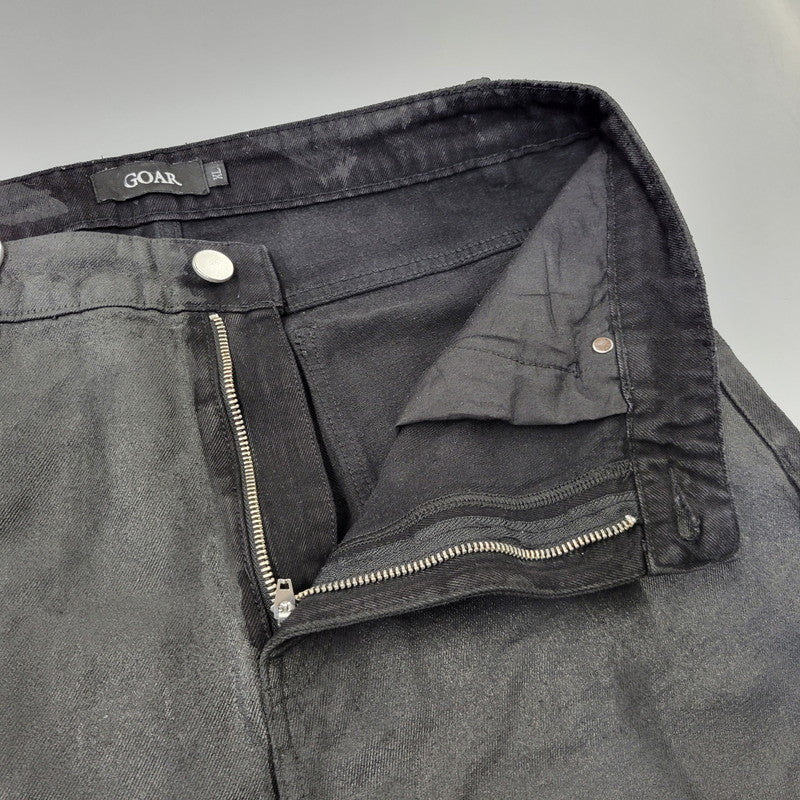 【中古品】【メンズ】 GOAR ARCHIVE ゴアアーカイブ COATING BAGGY PANTS コーティング バギー パンツ ボトムス 153-261014-sm-10-izu サイズ：XL カラー：ブラック 万代Net店