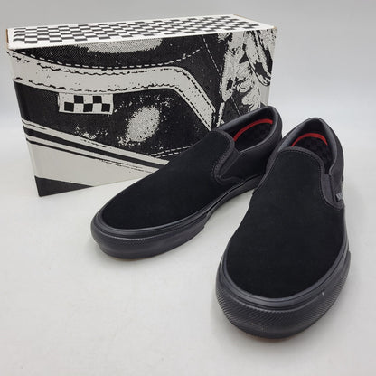 【中古美品】【メンズ】 VANS バンズ SKATE SLIP-ON VN0A5FCABKA スケート スリッポン 靴 162-261019-as-09-izu サイズ：28cm カラー：BLACK/BLACK 万代Net店