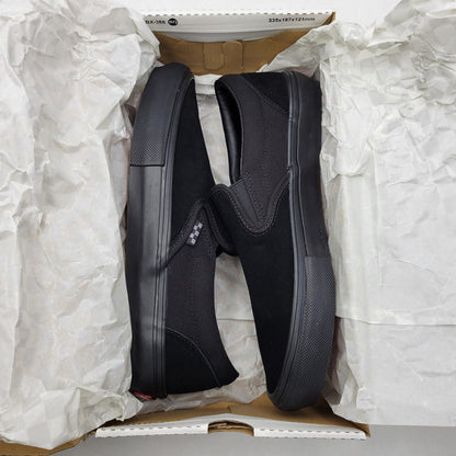【中古美品】【メンズ】 VANS バンズ SKATE SLIP-ON VN0A5FCABKA スケート スリッポン 靴 162-261019-as-09-izu サイズ：28cm カラー：BLACK/BLACK 万代Net店