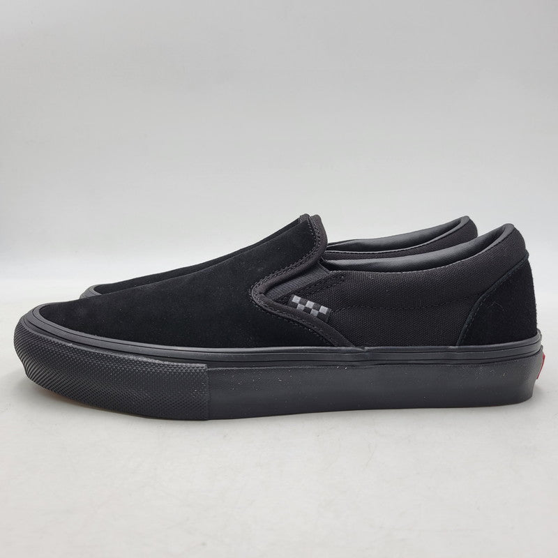 【中古美品】【メンズ】 VANS バンズ SKATE SLIP-ON VN0A5FCABKA スケート スリッポン 靴 162-261019-as-09-izu サイズ：28cm カラー：BLACK/BLACK 万代Net店
