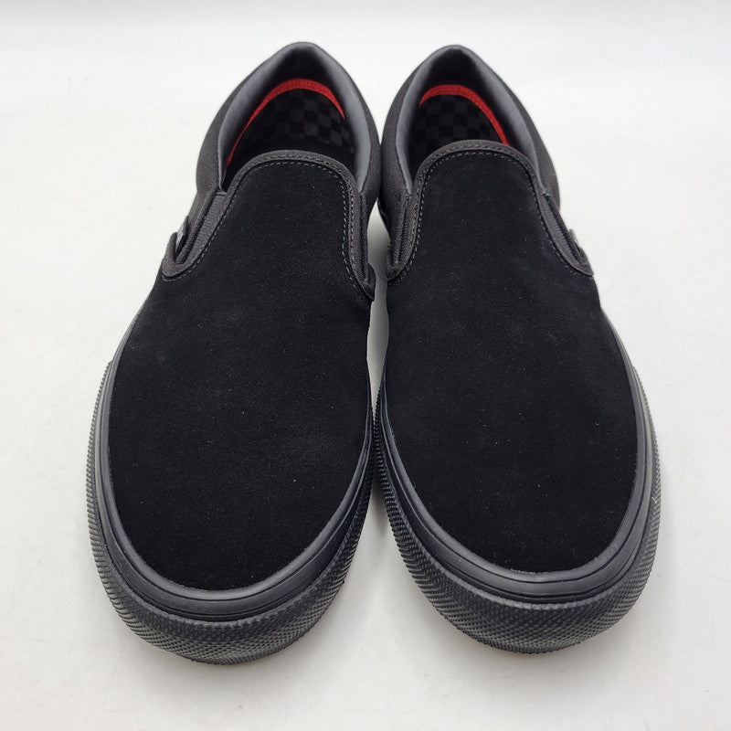【中古美品】【メンズ】 VANS バンズ SKATE SLIP-ON VN0A5FCABKA スケート スリッポン 靴 162-261019-as-09-izu サイズ：28cm カラー：BLACK/BLACK 万代Net店