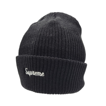 【中古品】【メンズ/レディース】 Supreme シュプリーム LOOSE GAUGE BEANIE ルーズゲージビーニー ニット帽 帽子 185-261013-as-27-izu サイズ：ONE SIZE カラー：ブラック 万代Net店