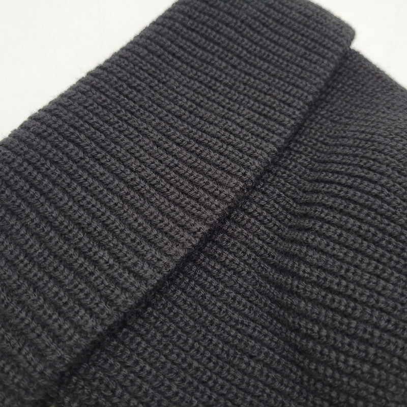 【中古品】【メンズ/レディース】 Supreme シュプリーム LOOSE GAUGE BEANIE ルーズゲージビーニー ニット帽 帽子 185-261013-as-27-izu サイズ：ONE SIZE カラー：ブラック 万代Net店