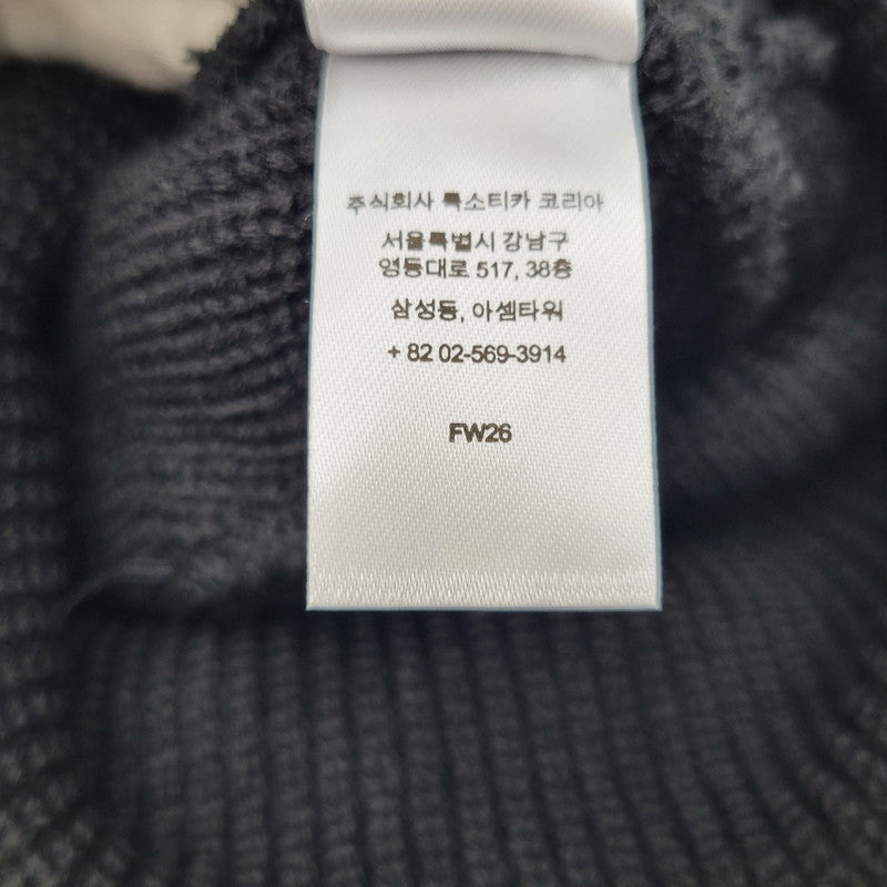 【中古品】【メンズ/レディース】 Supreme シュプリーム LOOSE GAUGE BEANIE ルーズゲージビーニー ニット帽 帽子 185-261013-as-27-izu サイズ：ONE SIZE カラー：ブラック 万代Net店
