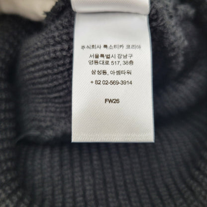 【中古品】【メンズ/レディース】 Supreme シュプリーム LOOSE GAUGE BEANIE ルーズゲージビーニー ニット帽 帽子 185-261013-as-27-izu サイズ：ONE SIZE カラー：ブラック 万代Net店