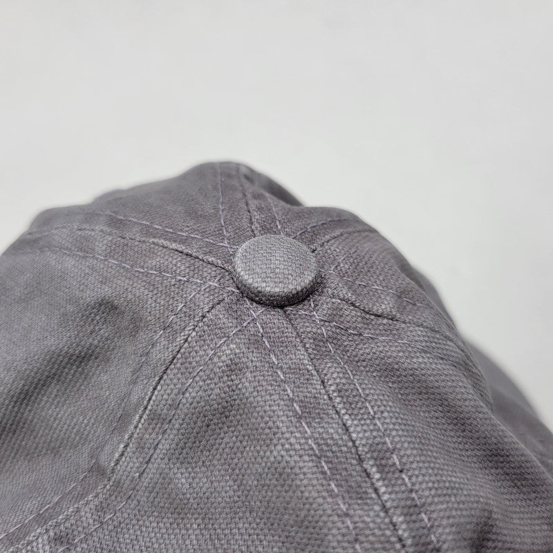 【中古品】【メンズ/レディース】 Supreme シュプリーム WASHED CANVAS S LOGO 6-PANEL ウォッシュ キャンバス Sロゴ 6パネル キャップ 帽子 185-261013-as-24-izu サイズ：ONE SIZE カラー：グレー 万代Net店