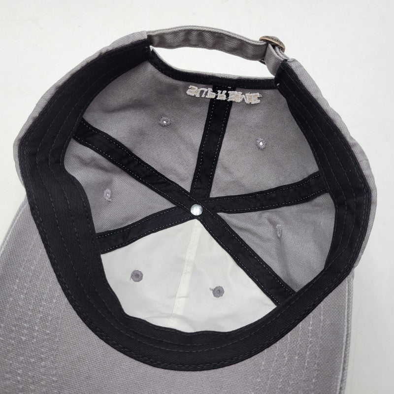 【中古品】【メンズ/レディース】 Supreme シュプリーム WASHED CANVAS S LOGO 6-PANEL ウォッシュ キャンバス Sロゴ 6パネル キャップ 帽子 185-261013-as-24-izu サイズ：ONE SIZE カラー：グレー 万代Net店