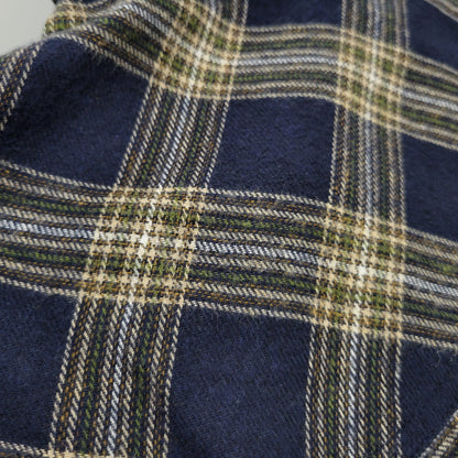 【中古品】【メンズ】 DIME ダイム DIMEFA257NVY 25AW PLAID FLANNEL SHIRT プレイド フランネル シャツ トップス 長袖 142-261029-ya-09-izu サイズ：M カラー：ネイビー 万代Net店