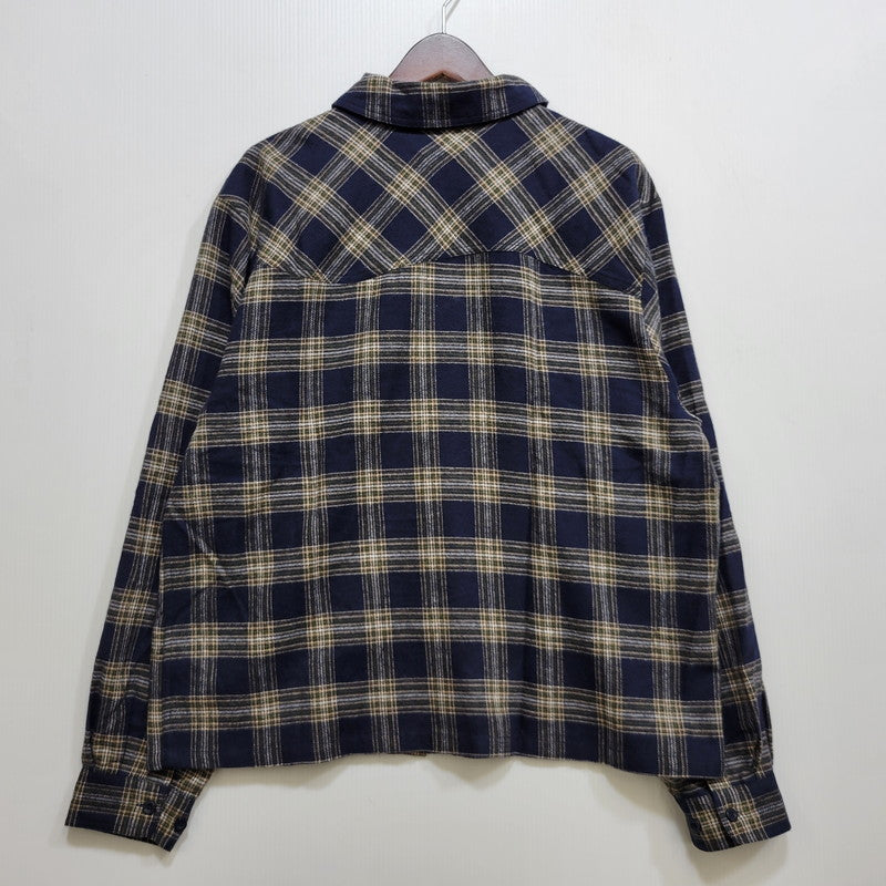 【中古品】【メンズ】 DIME ダイム DIMEFA257NVY 25AW PLAID FLANNEL SHIRT プレイド フランネル シャツ トップス 長袖 142-261029-ya-09-izu サイズ：M カラー：ネイビー 万代Net店