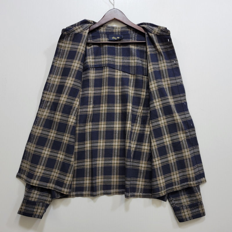 【中古品】【メンズ】 DIME ダイム DIMEFA257NVY 25AW PLAID FLANNEL SHIRT プレイド フランネル シャツ トップス 長袖 142-261029-ya-09-izu サイズ：M カラー：ネイビー 万代Net店